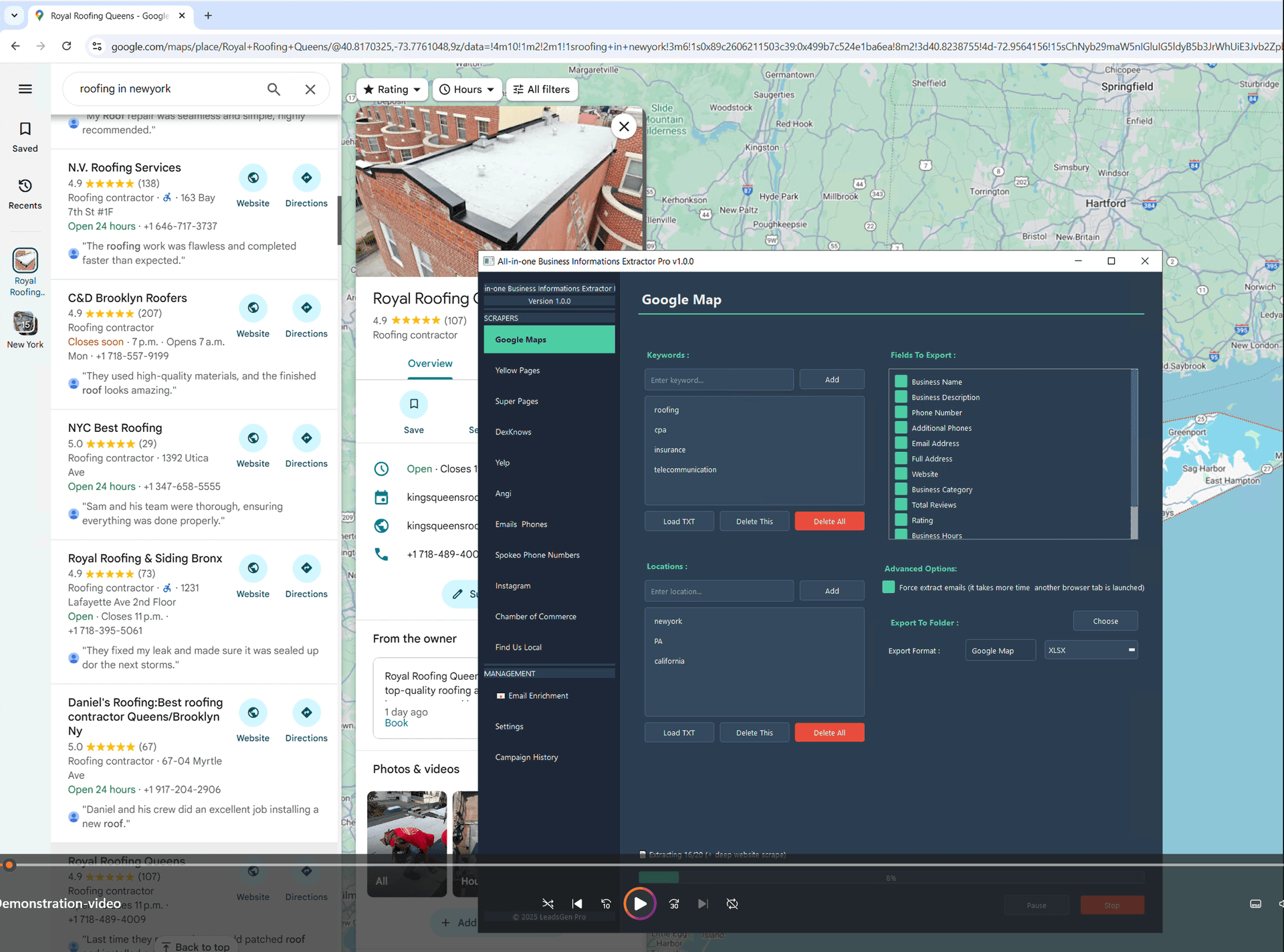 LeadGen Pro - Business Data Extraction Tool